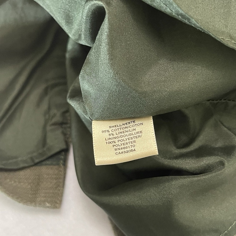 Anthropologie Moulinette Soeurs Olive Green Textured Pencil Skirt Women's 8 - Picture 4 of 6